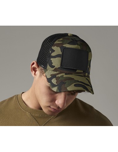 BEE-B641-Removable Patch Snapback Trucker